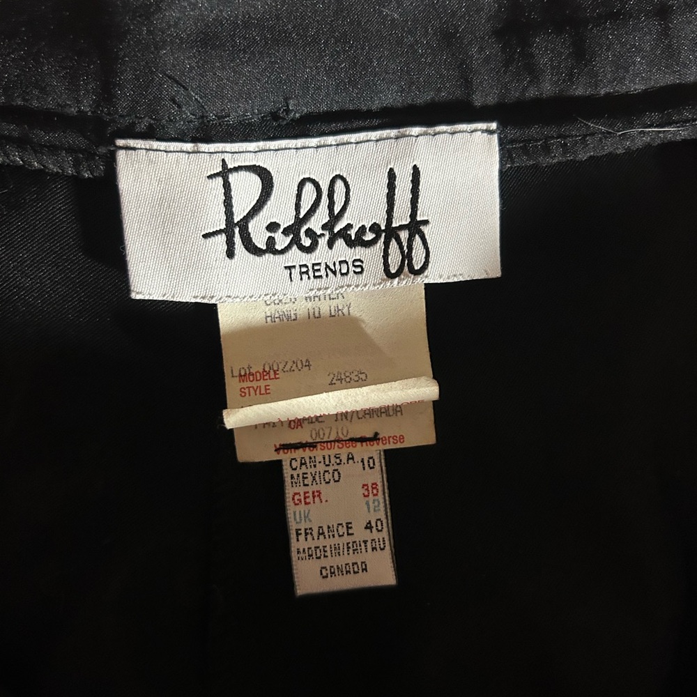 Joseph Ribkoff Black Floral pant set - Picture 11 of 15